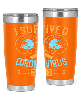 i survived corona virus Style 34#- corona virus- Cotton Tank