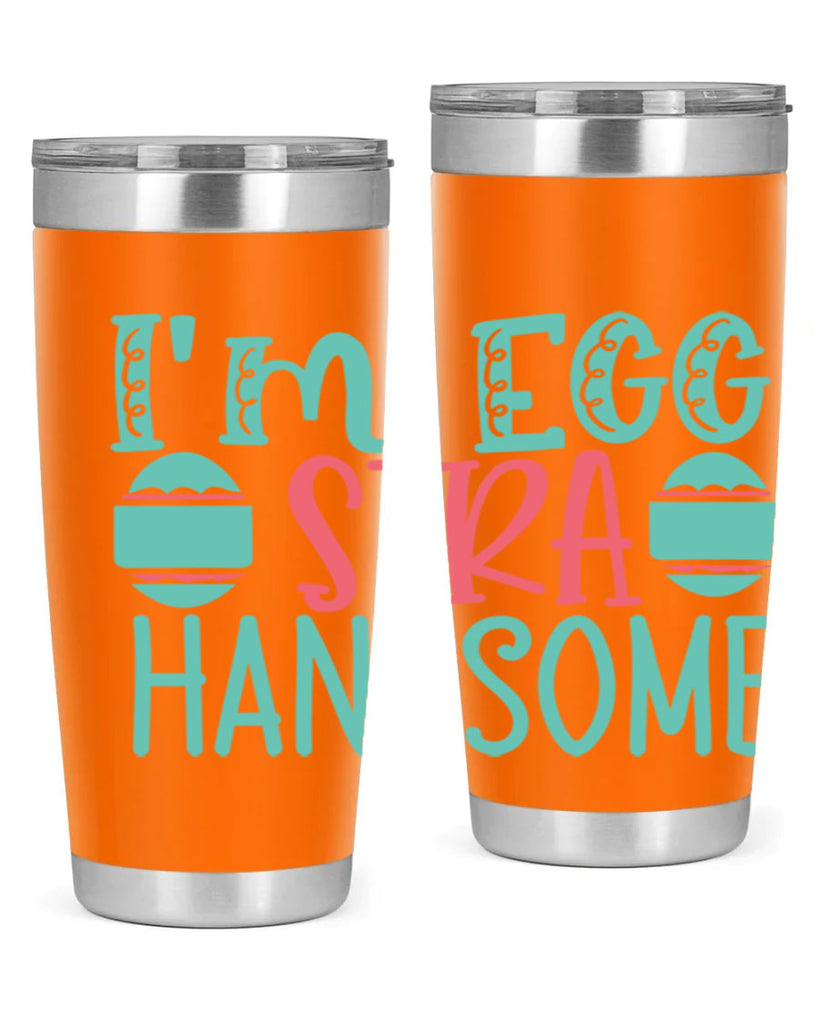 im eggstra handsome 115#- easter- Tumbler