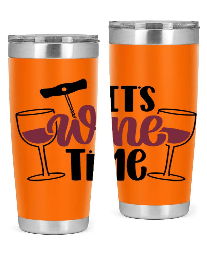 its wine time 46#- wine- Tumbler