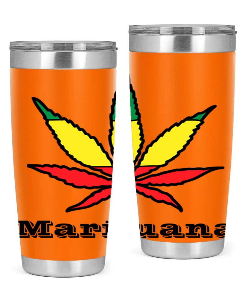 jamican cannabis 164#- marijuana- Tumbler