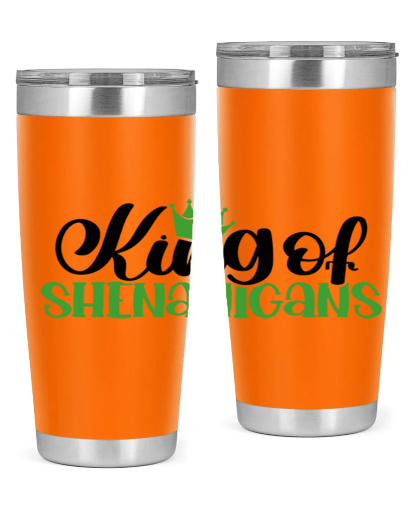 king Of Shenanigans Style 74#- St Patricks Day- Tumbler