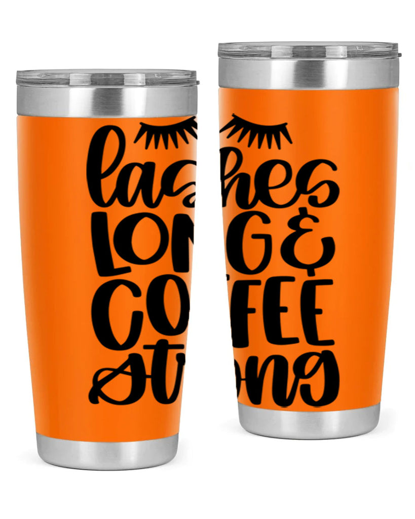 lashes long coffee strong 81#- coffee- Tumbler