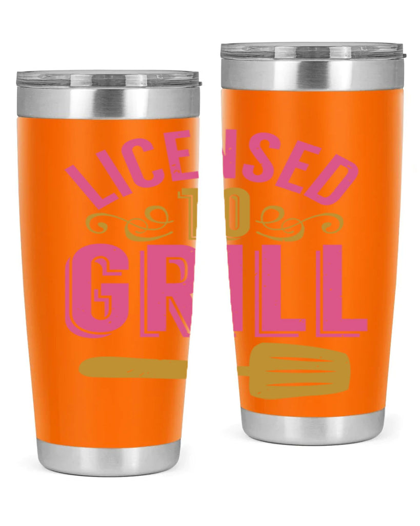 licensed to grill 24#- bbq- Tumbler