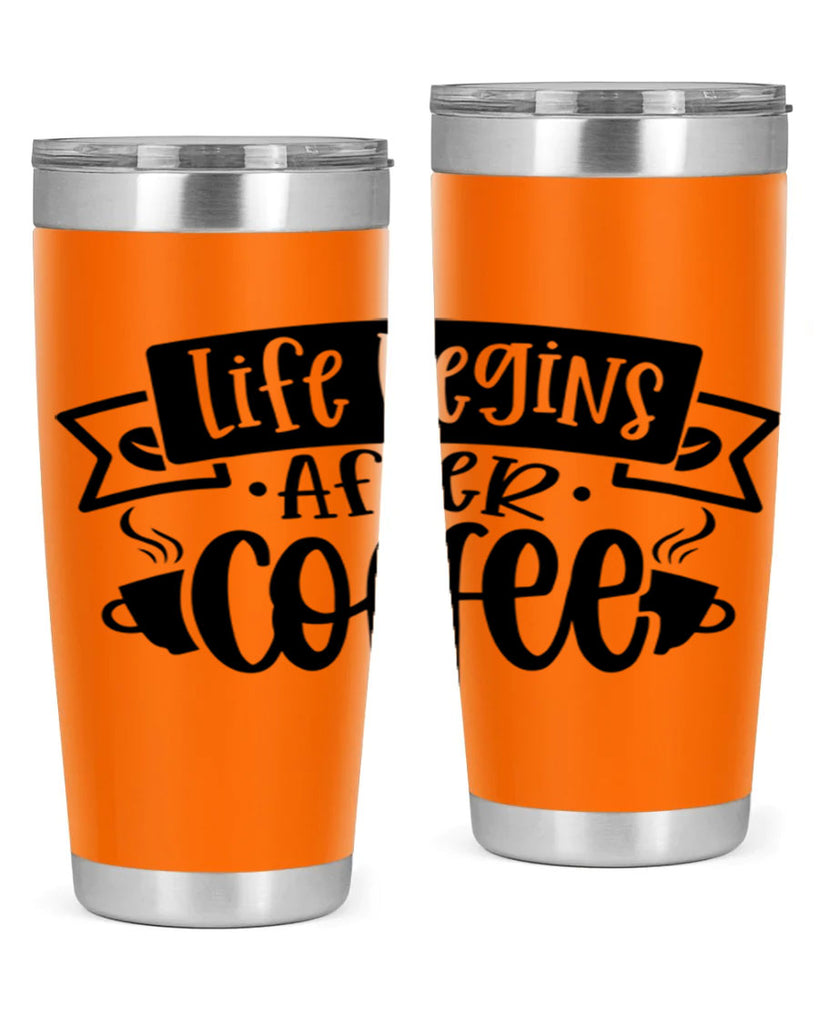 life begins after coffee 78#- coffee- Tumbler