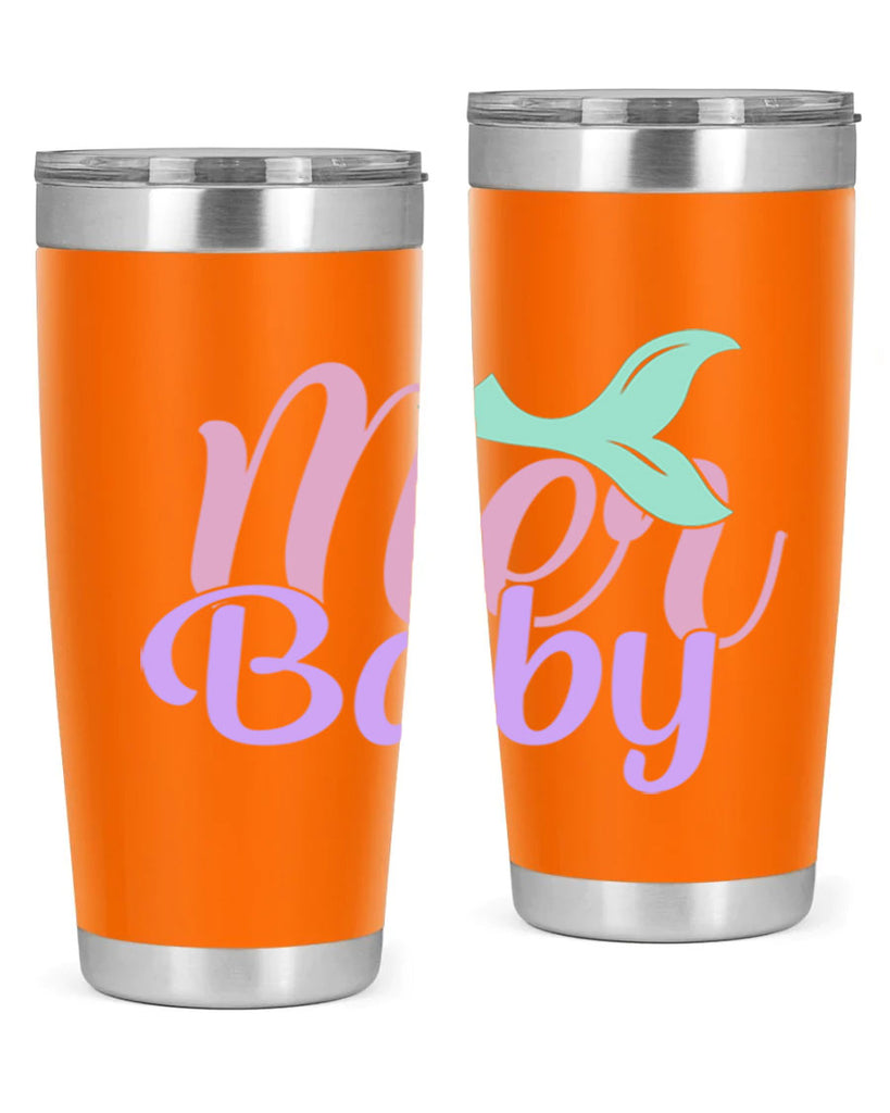 mer baby 3#- mermaid- Tumbler