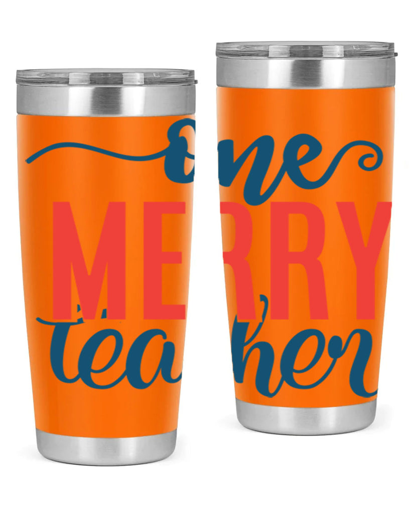 one merry teacher Style 161#- teacher- tumbler