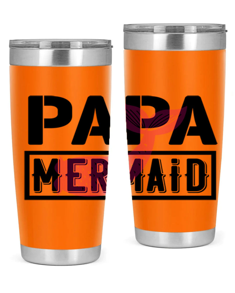 papa mermaid 533#- mermaid- Tumbler