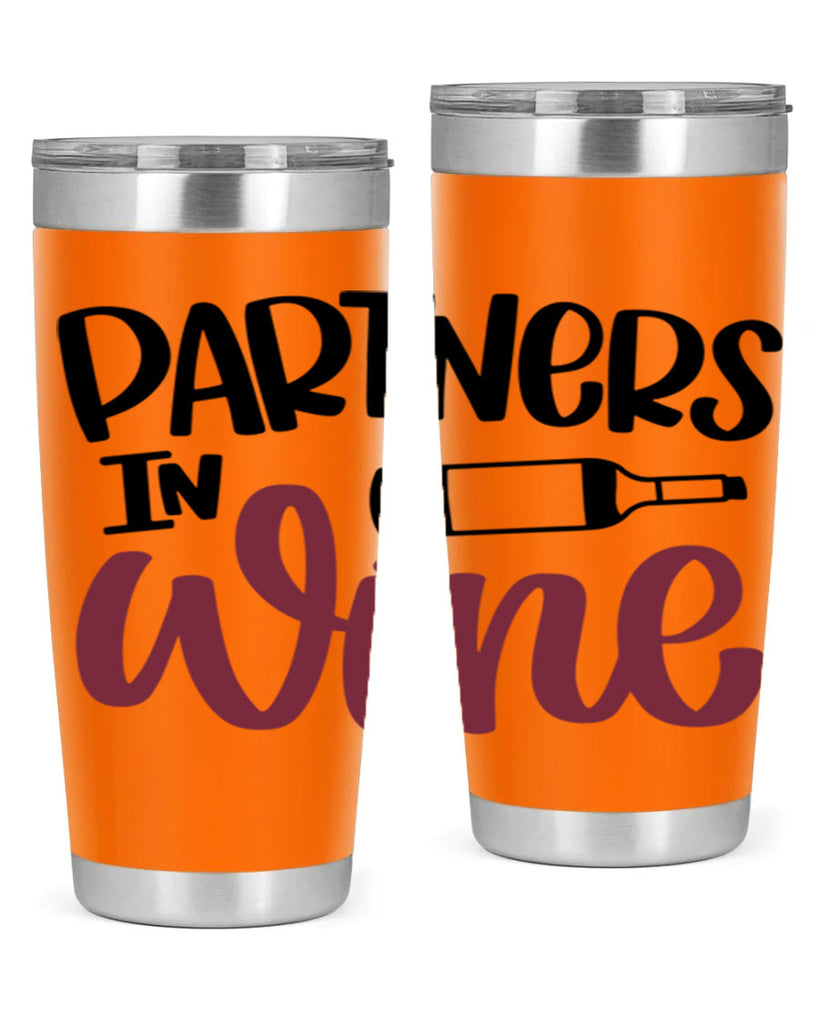 partners in wine 32#- wine- Tumbler