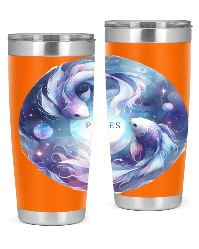 pisces 348#- zodiac- Tumbler