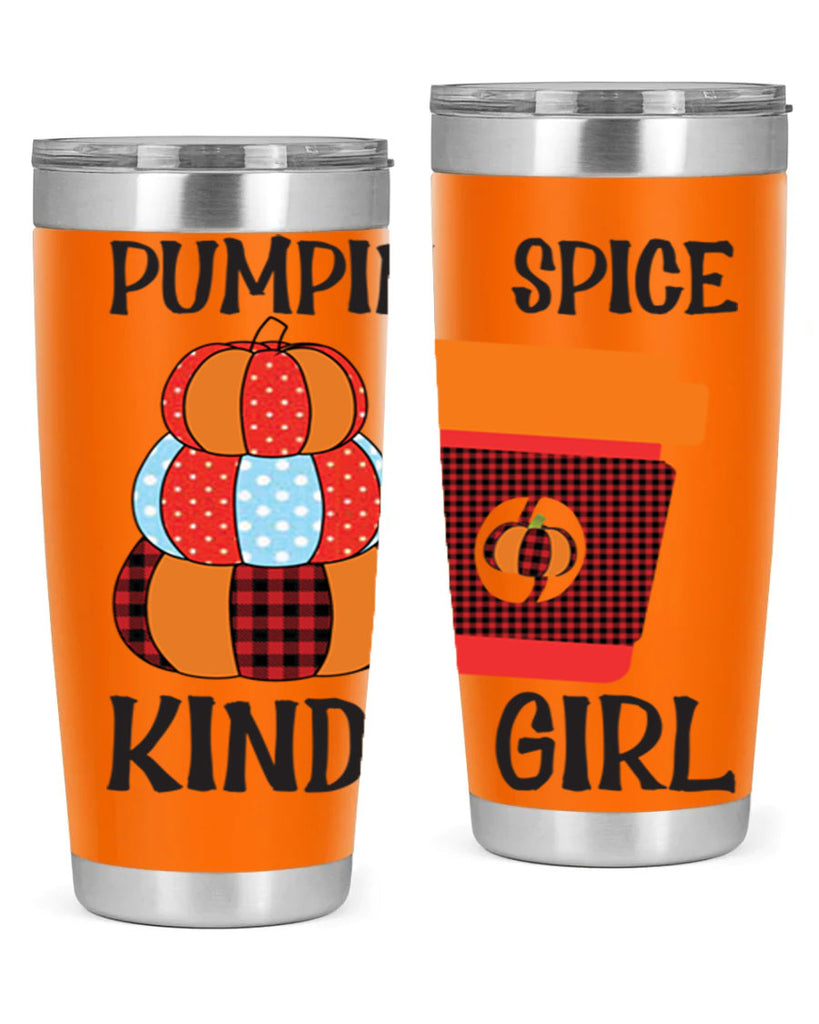 pumpkin spice kinda girl 551#- fall- Tumbler