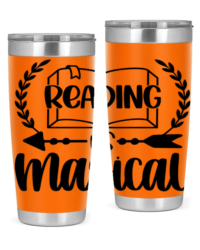 reading is magical 30#- reading- Tumbler