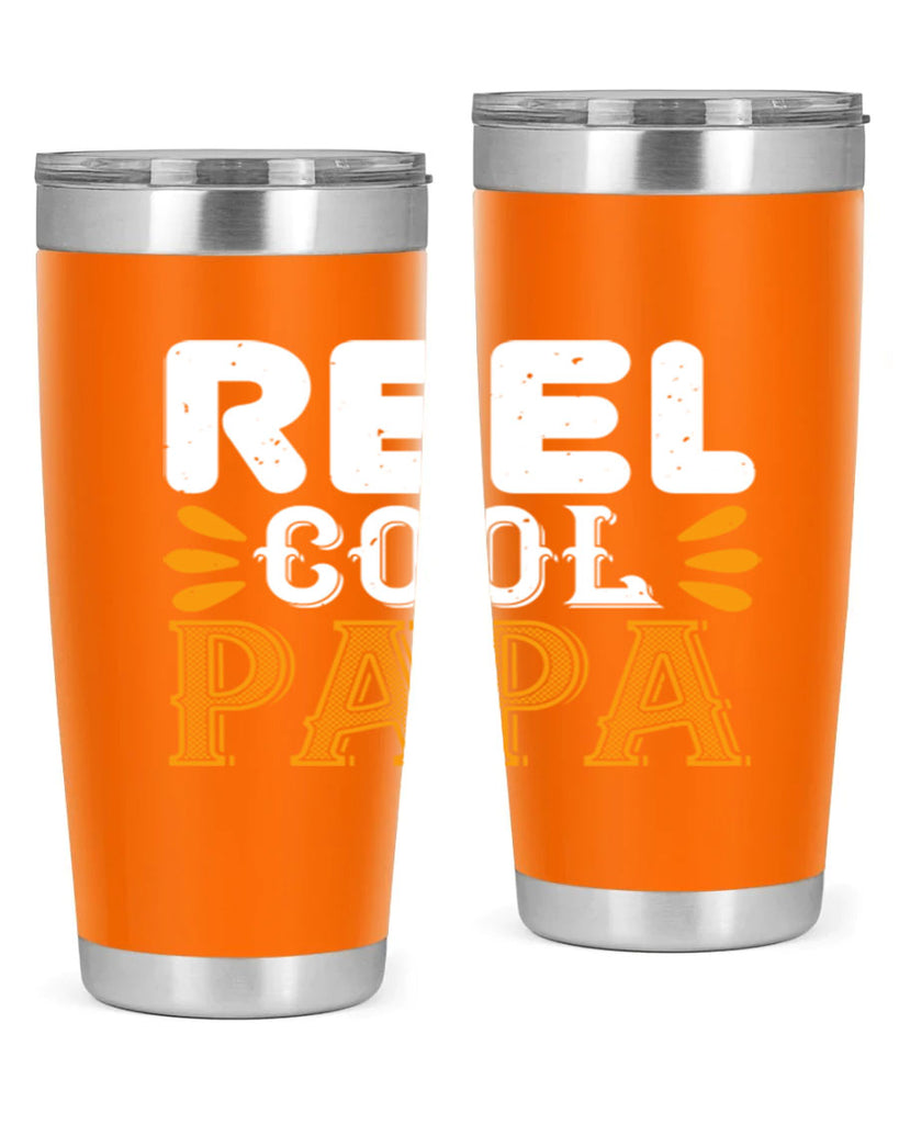 reel cool papa 12#- grandpa - papa- Tumbler