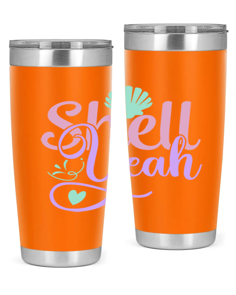 shell yeah 7#- mermaid- Tumbler