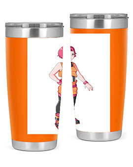street girl wear orange outfit16#- anime- Tumbler