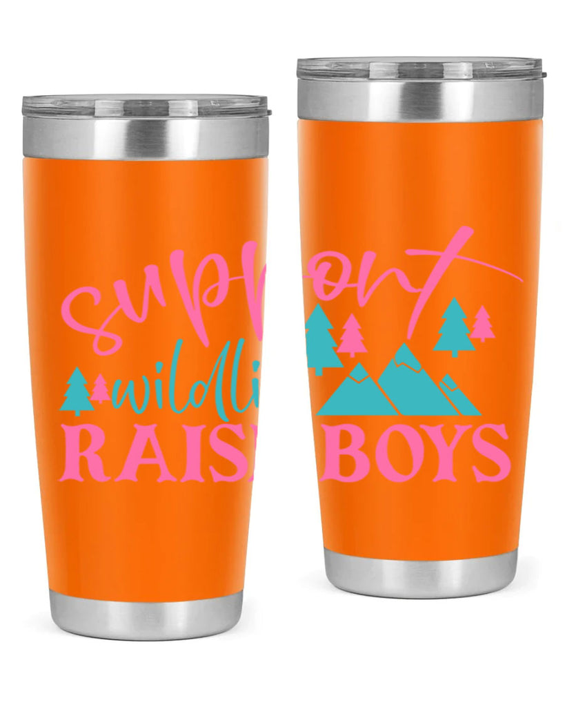 support wildlife raise boys 300#- mom- Tumbler