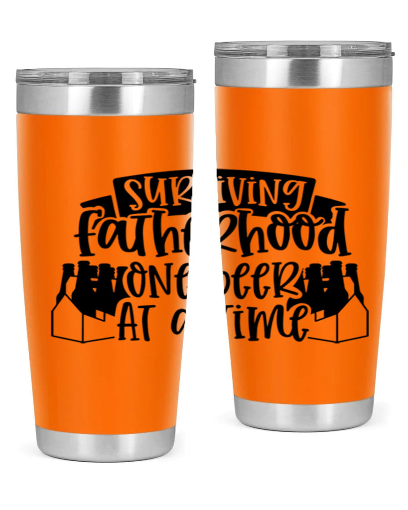 surviving fatherhood one beer at a time 19#- fathers day- Tumbler