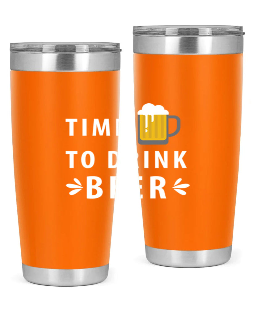 time to drink 7#- beer- Tumbler