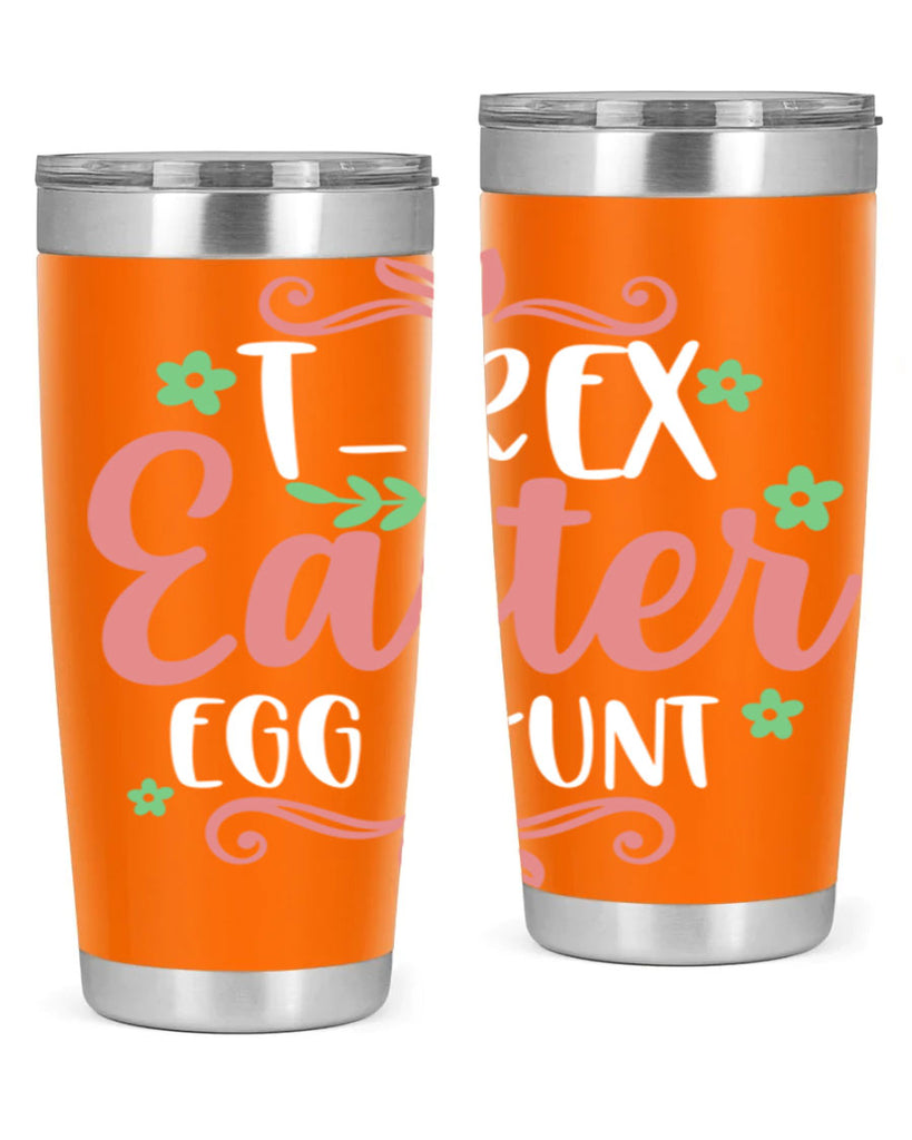 trex easter egg hunt 6#- easter- Tumbler