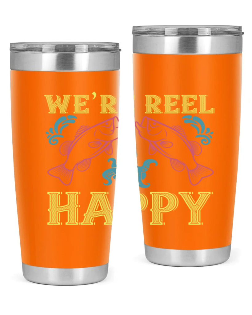 we’re reel happy 233#- fishing- Tumbler