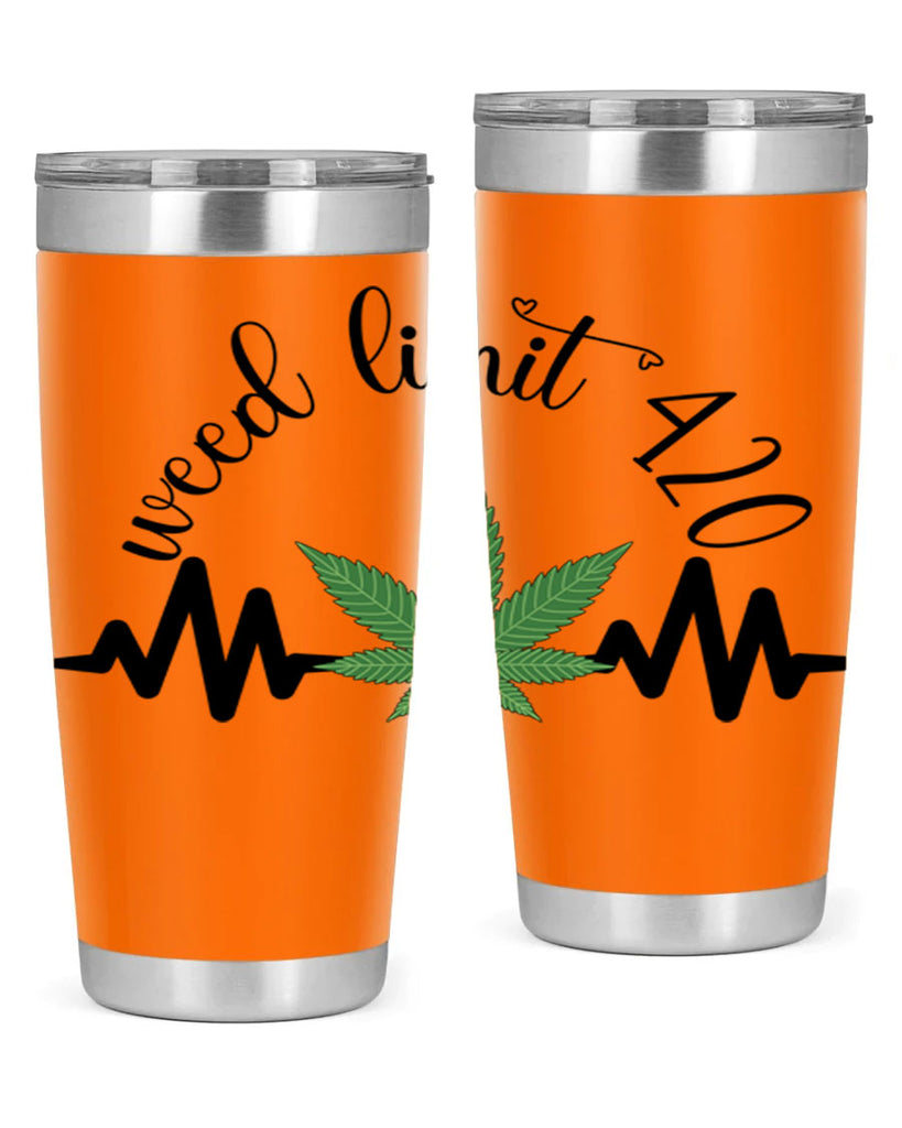 weed limit 420 cannabis heartbeat 292#- marijuana- Tumbler