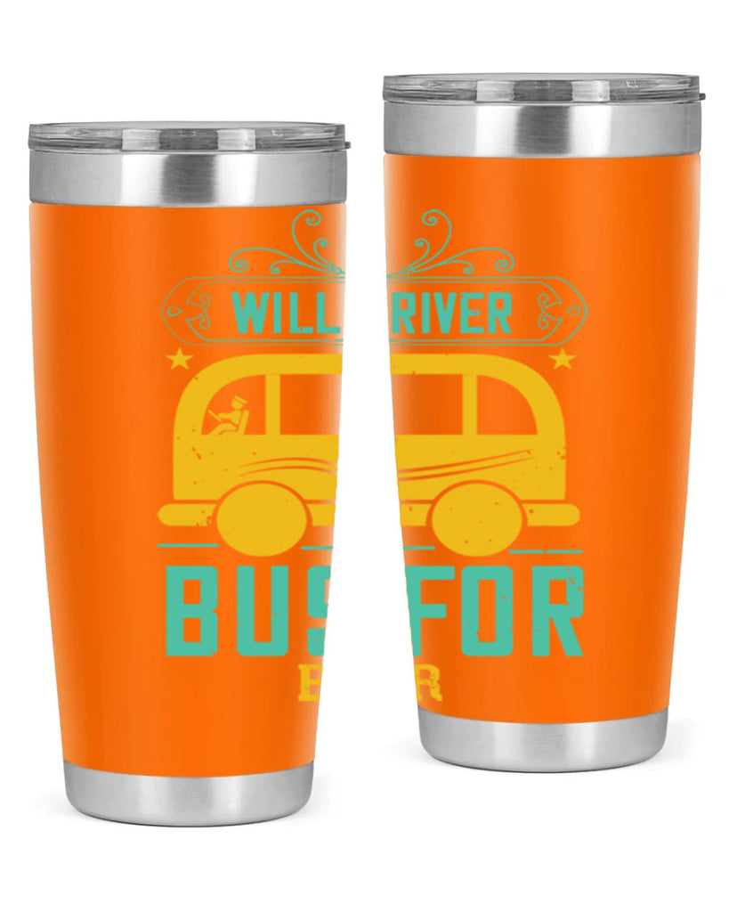 will driver bus for beer Style 6#- bus driver- tumbler