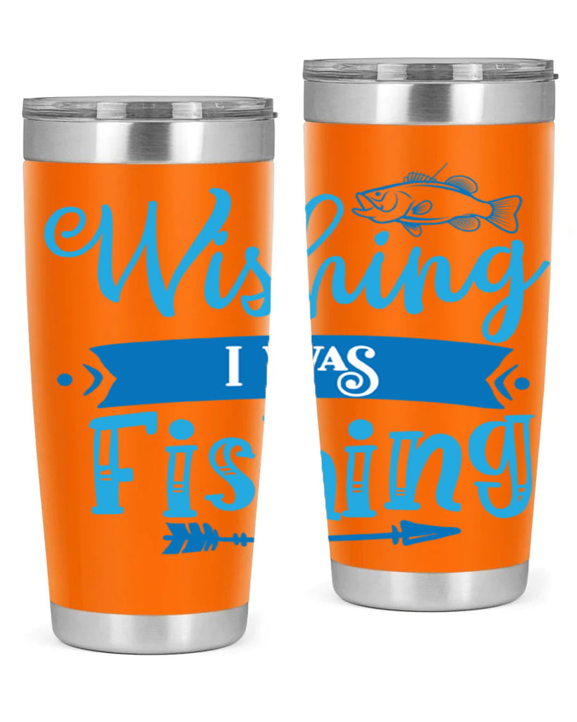 wishing i was fishing 189#- fishing- Tumbler