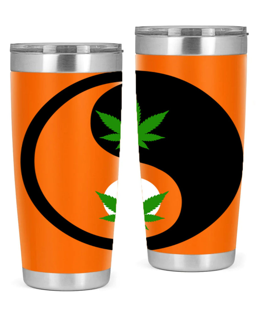 yin and yang weed 311#- marijuana- Tumbler