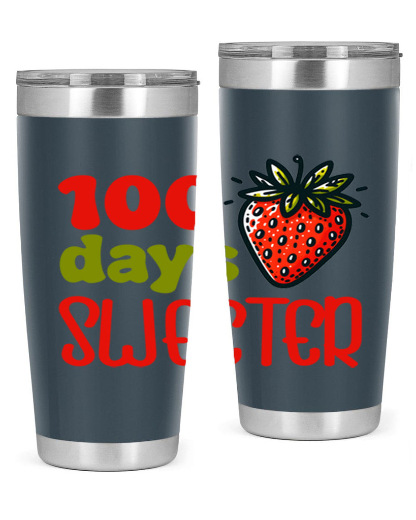 100 days sweeter Sublimation 34#- 100 days of school- Tumbler