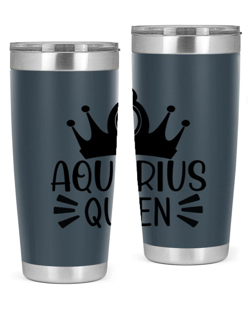 Aquarius queen 73#- zodiac- Tumbler