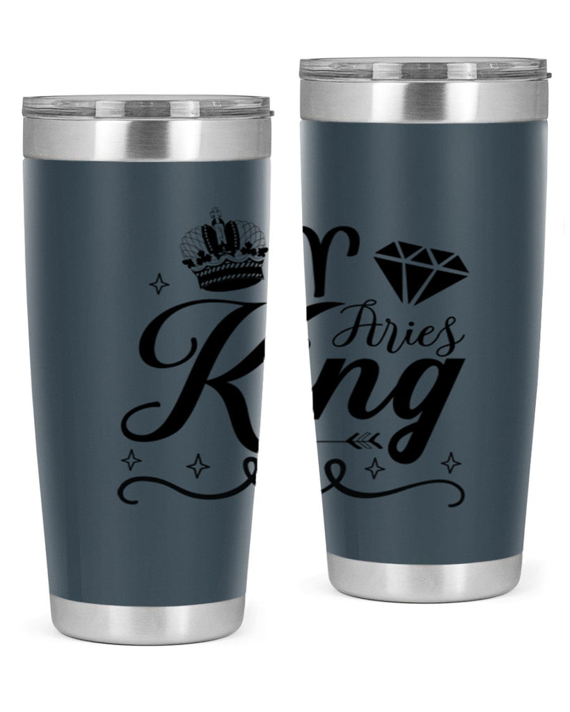 Aries king 111#- zodiac- Tumbler