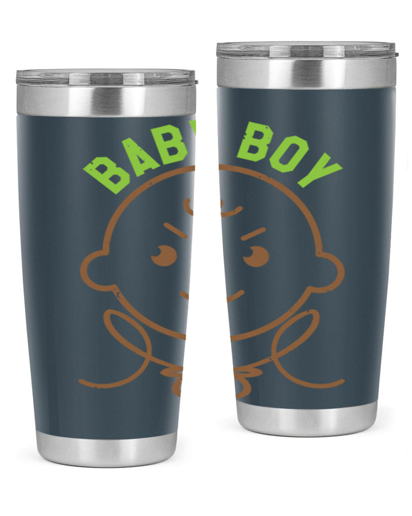 Baby Boy Style 4#- baby shower- tumbler