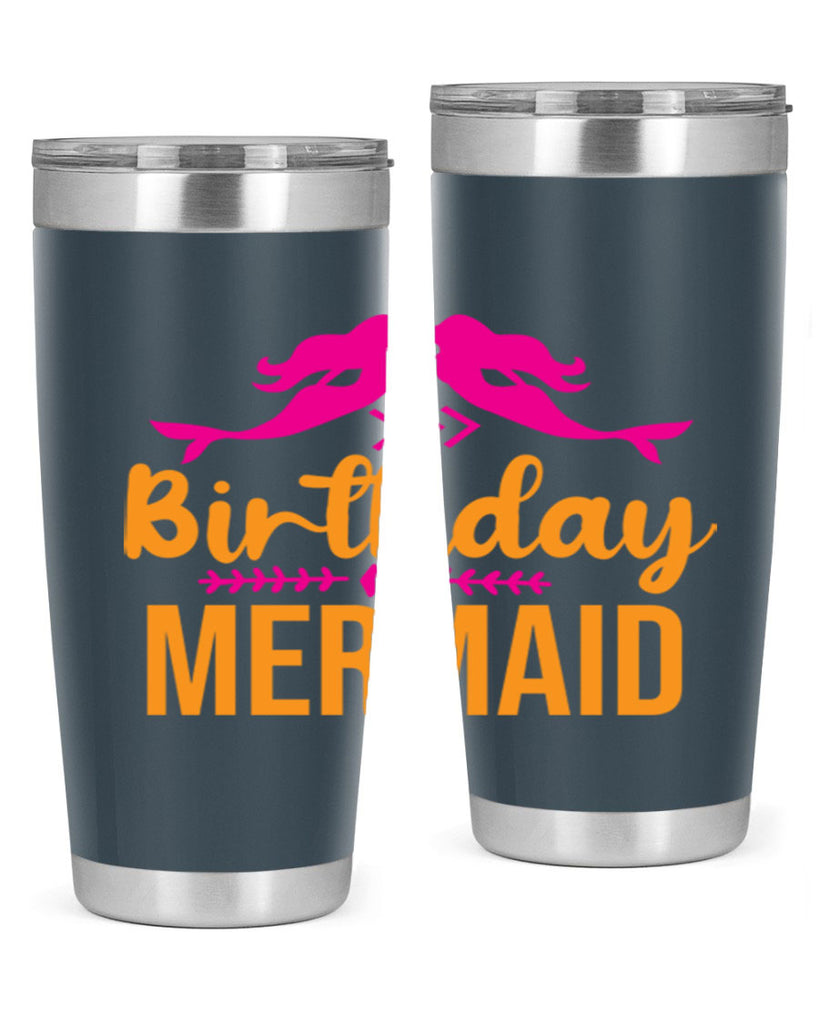 Birthday Mermaid 69#- mermaid- Tumbler