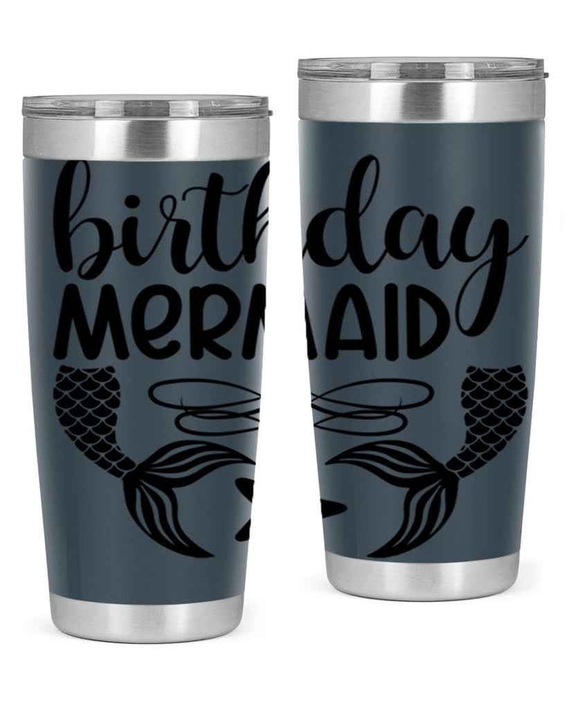 Birthday mermaid 76#- mermaid- Tumbler