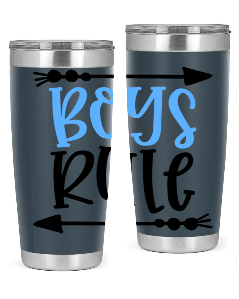 Boys Rule Style 108#- baby- tumbler