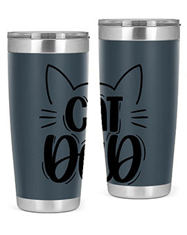 Cat Dad Style 81#- cat- Tumbler