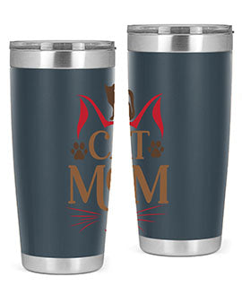 Cat Mom Style 6#- cat- Tumbler