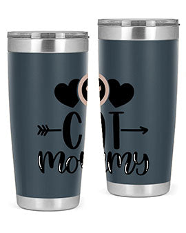 Cat Mommy Style 87#- cat- Tumbler
