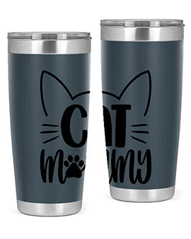 Cat Mommy Style 88#- cat- Tumbler