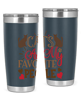 Cats Are My Favorite People Style 8#- cat- Tumbler