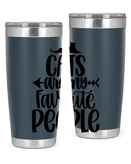 Cats Are My Favorite People Style 90#- cat- Tumbler