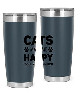Cats Make Me Style 40#- cat- Tumbler