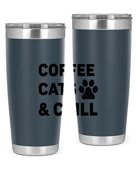 Coffee Cat Style 41#- cat- Tumbler