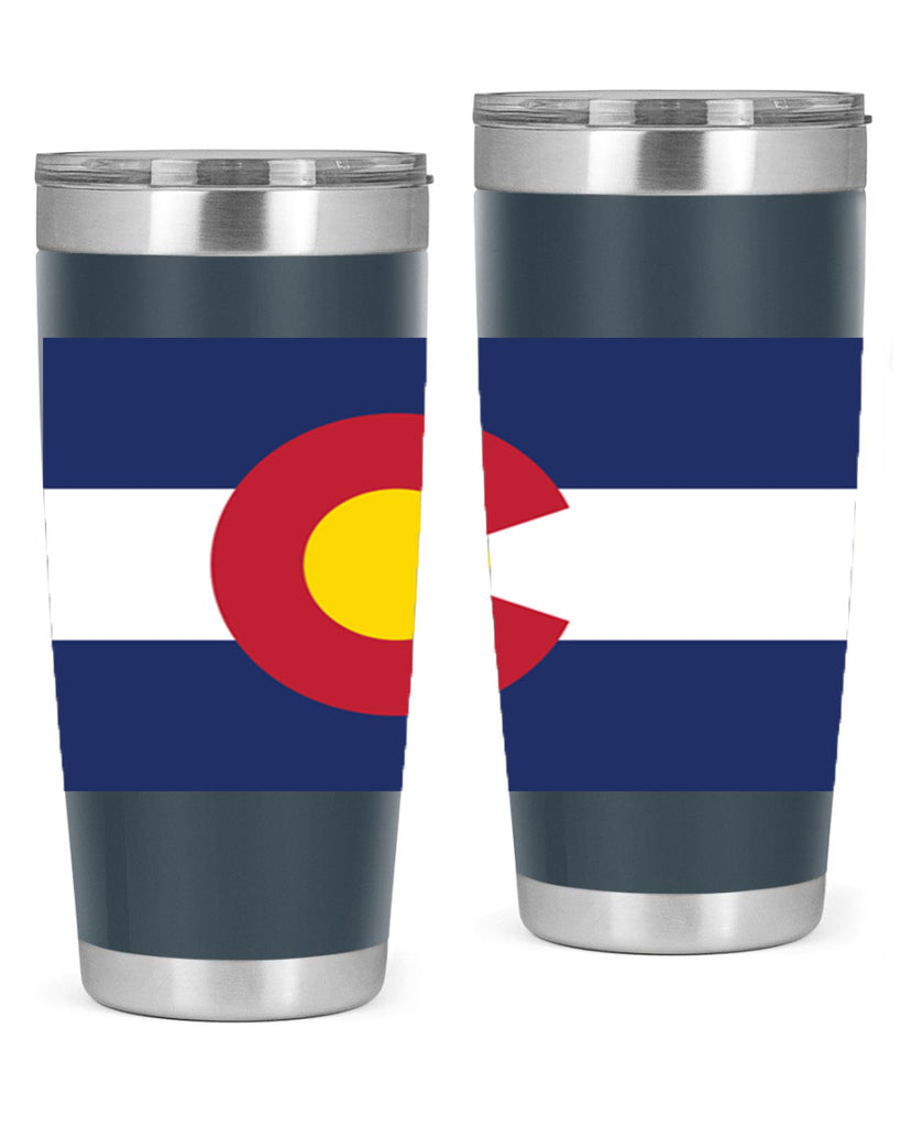 Colorado 46#- Us Flags- Tumbler