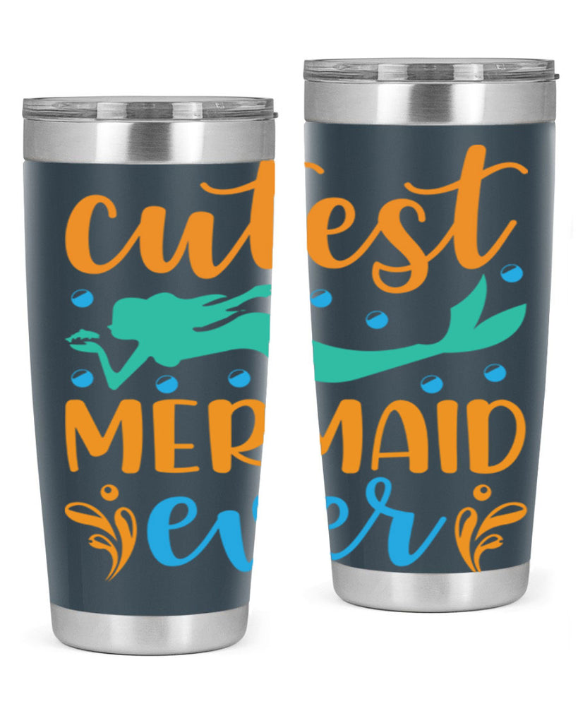 Cutest Mermaid Ever Design 102#- mermaid- Tumbler