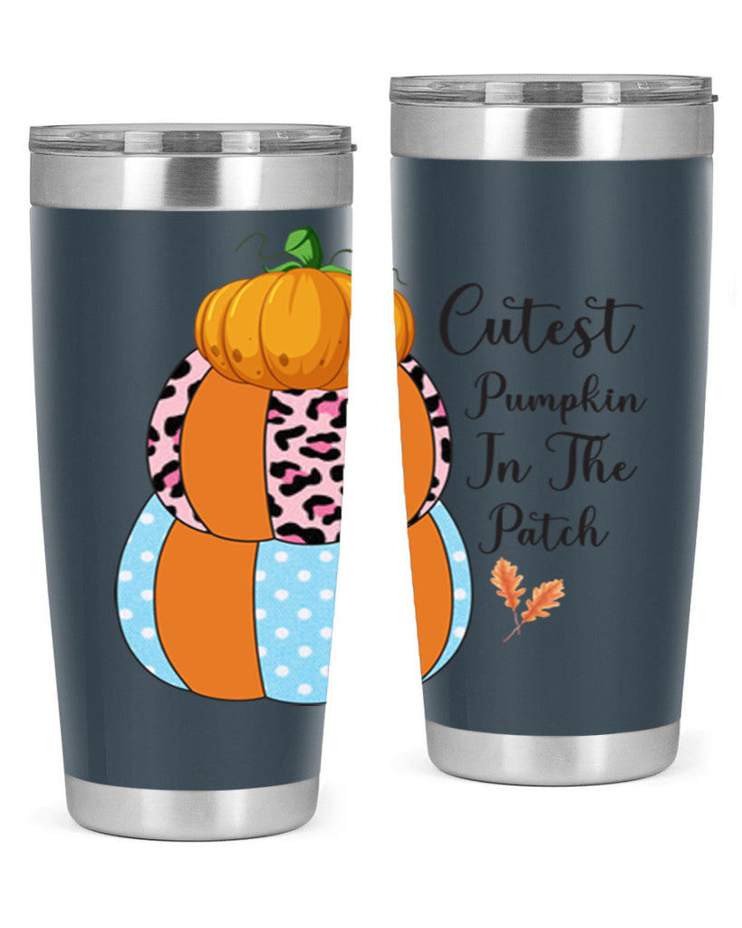 Cutest Pumpkin in the Patch 64#- fall- Tumbler