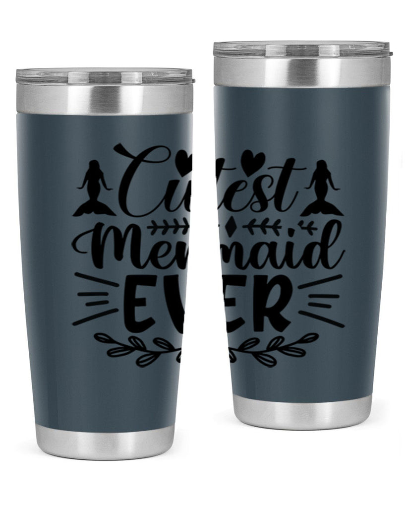 Cutest mermaid ever 100#- mermaid- Tumbler