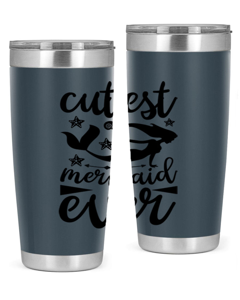 Cutest mermaid ever design 103#- mermaid- Tumbler