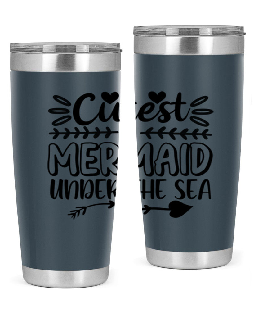 Cutest mermaid under the sea 104#- mermaid- Tumbler