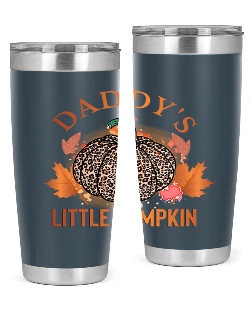 Daddys Little Pumpkin 67#- fall- Tumbler