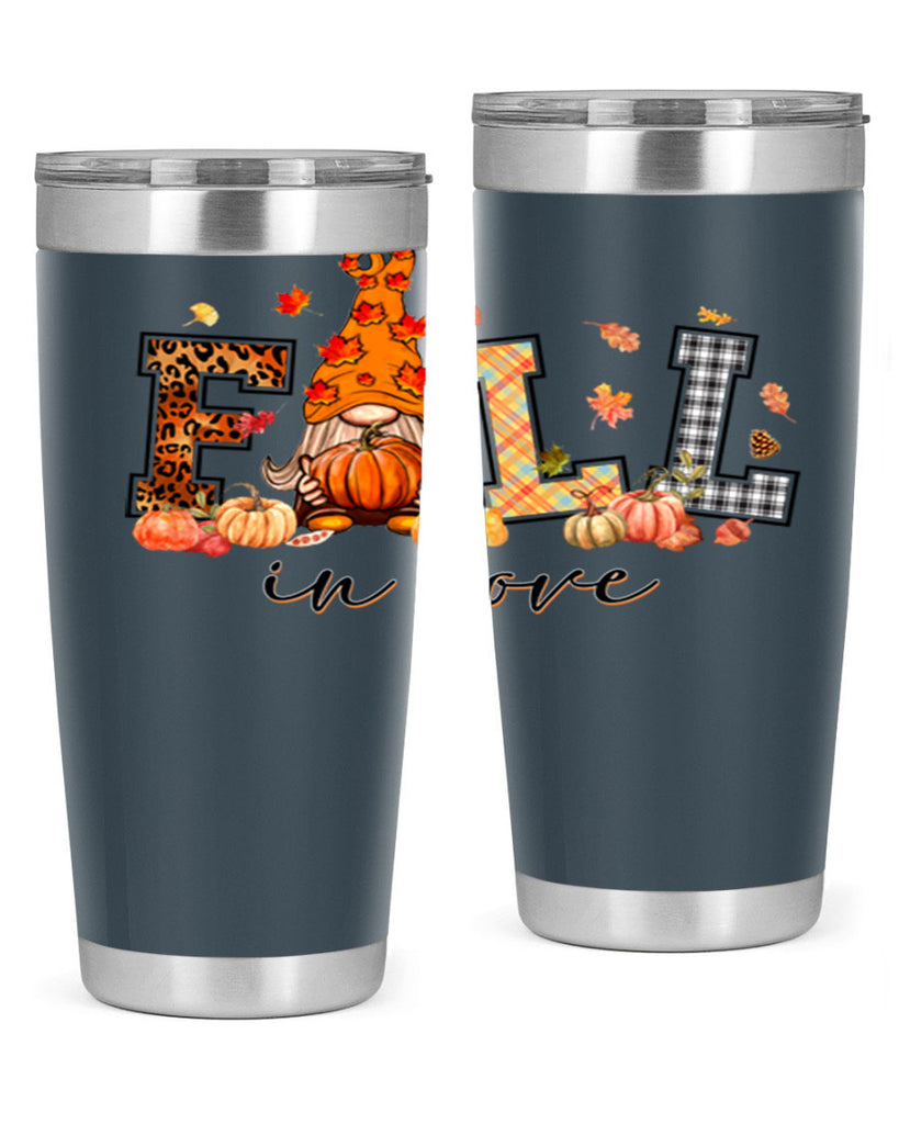 FALLinloveFallGnome 151#- fall- Tumbler